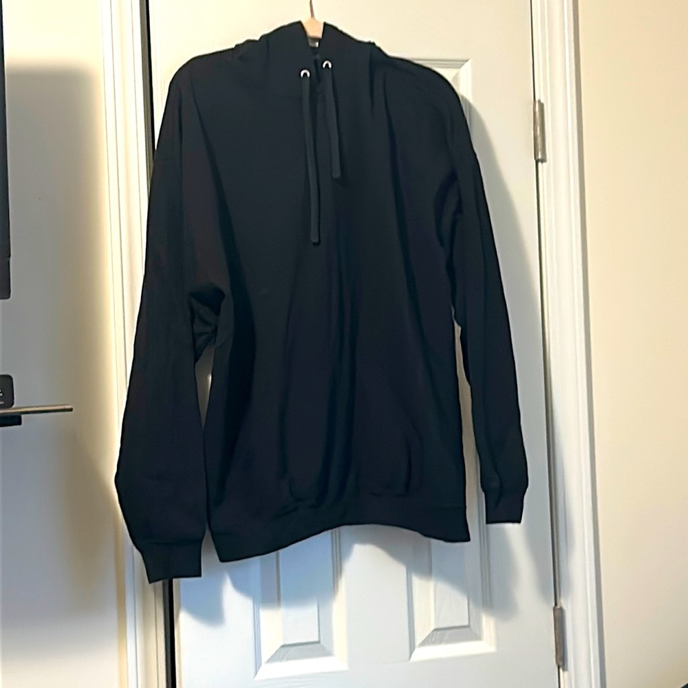 black hoddie